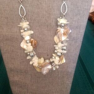 Elegant triple strand necklace And Single Strand Necklace